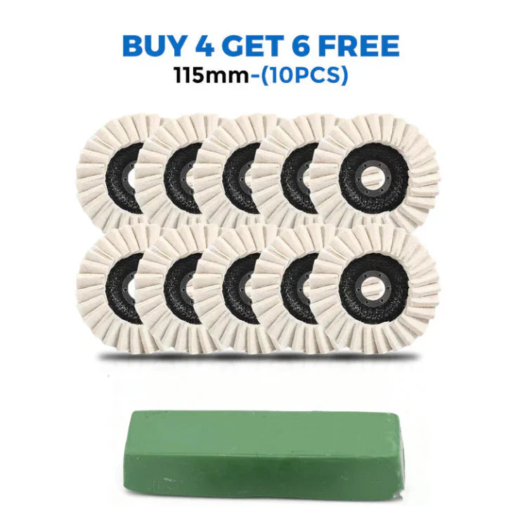 🔥3PCS-Wool Felt Flap Discs Polishing Wheel