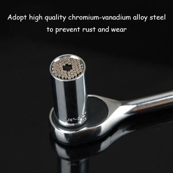 Universal Socket and Extension Rod Set for 9–27 mm Fasteners