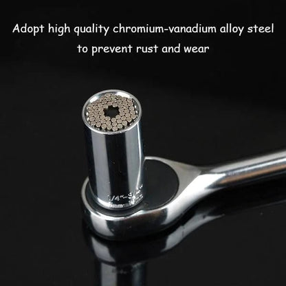 Universal Socket and Extension Rod Set for 9–27 mm Fasteners