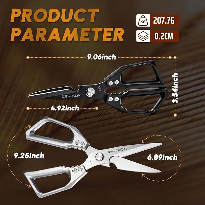 Premium Stainless Steel Kitchen Scissors