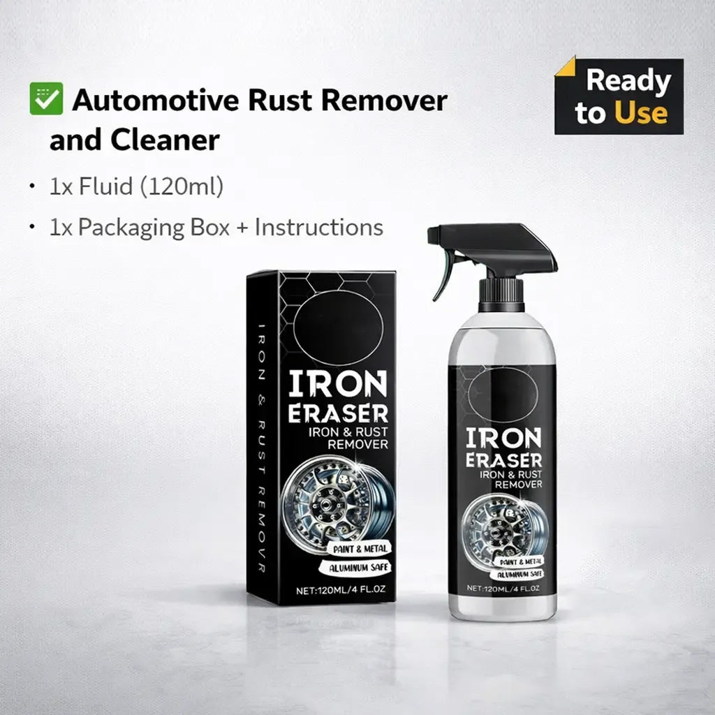 Advanced Iron Remover Spray for Rust-Free Showroom Wheels-2 PCS