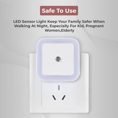 Light Sensor Square LED Night Lamp 6 Pack