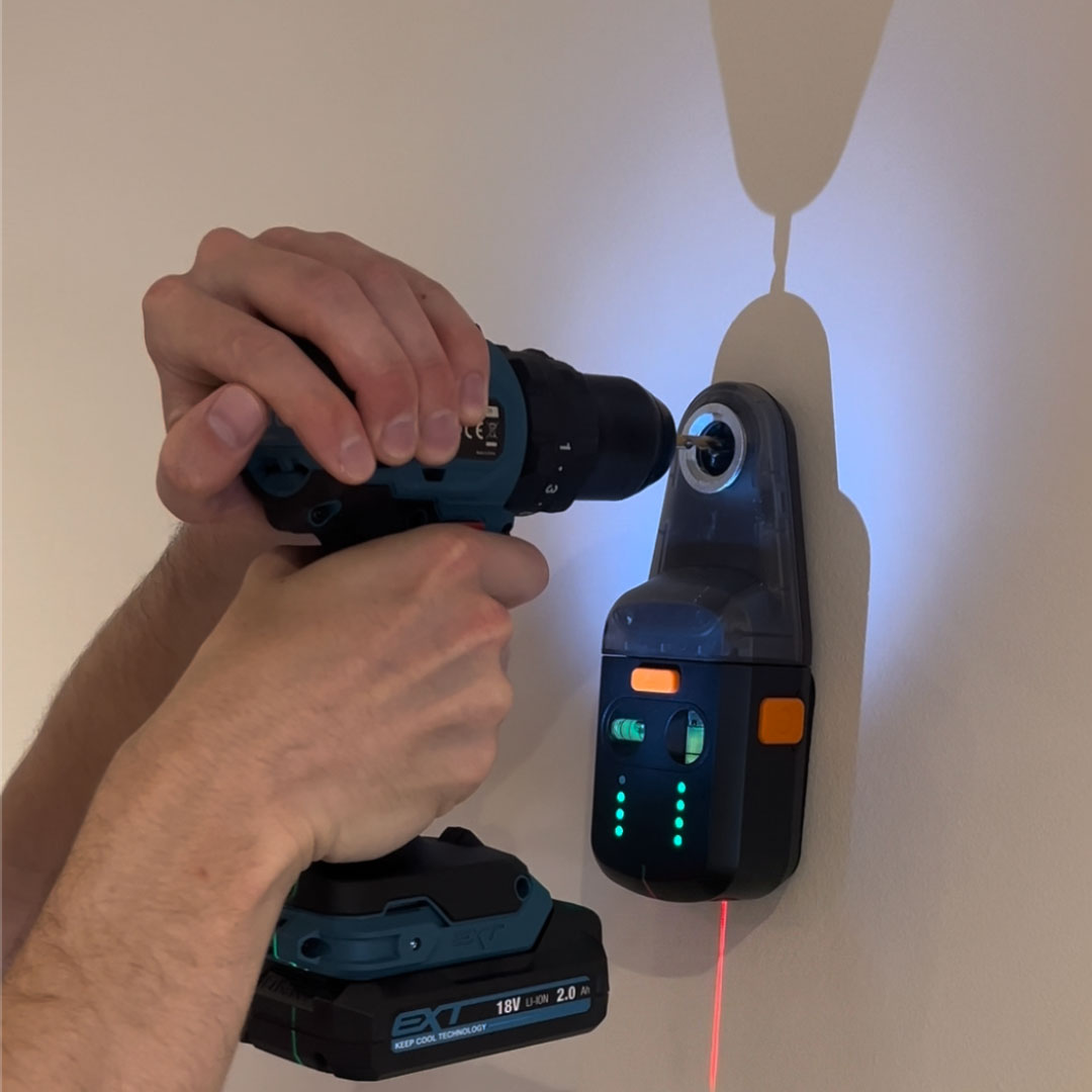 3-in-1 Laser Level Tool with Dust Collector and Wall Bracket