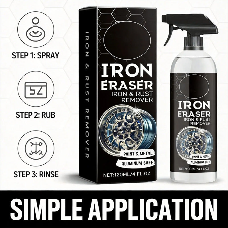 Advanced Iron Remover Spray for Rust-Free Showroom Wheels-2 PCS