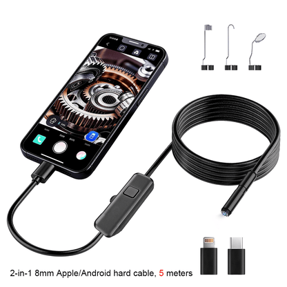 1920P HD Endoscope Camera with 8 Adjustable LED Lights