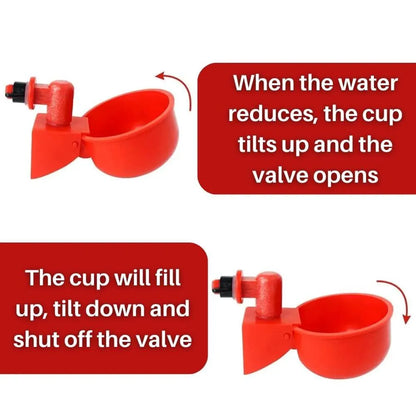 Automatic Chicken Waterer Cups 5 Pack