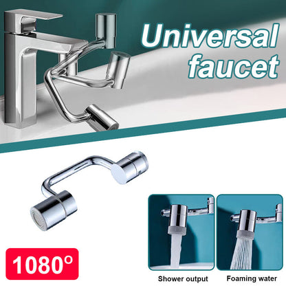 Rotating 1080° robotic arm faucet -The direction and water flow rate can be freely adjusted