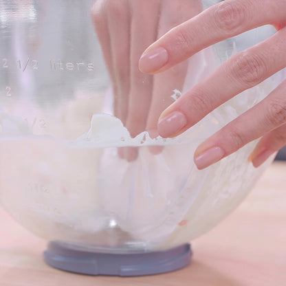 Clear Whisk Wiping Disc for Tidier Mixing