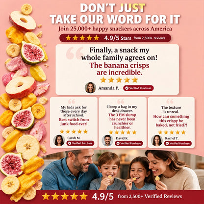 Mixed Freeze-Dried Fruit Crisps – 500 g