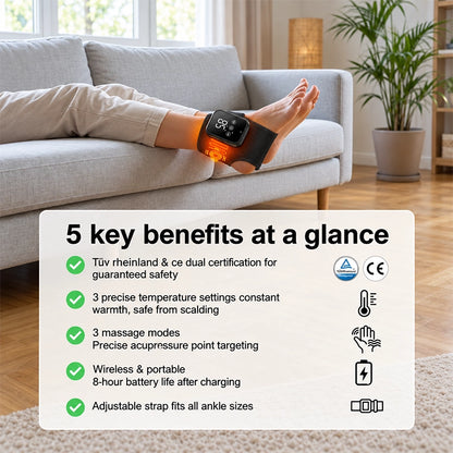 Electric Heated Ankle Wrap for Targeted Warmth