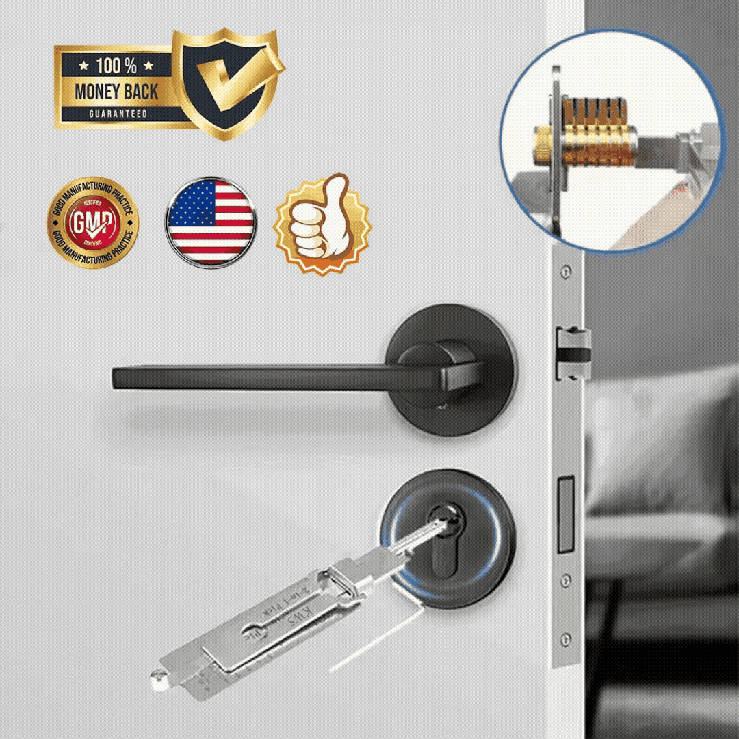 Stainless Steel Key Decoder Tool for Locksmith Training & Educational Use