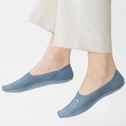 Men's Summer Thin Cotton Sole No Show Socks 10 Pairs
