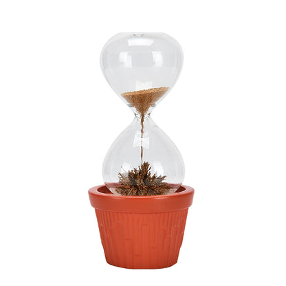 Magnetic Sand Hourglass Planter Ornament