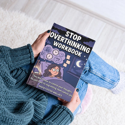 Stop Overthinking Guided Workbook for Calmer Daily Reflection