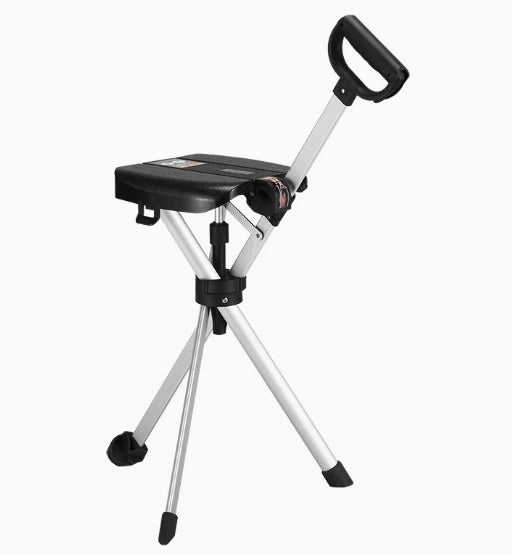 Elarohome S2 | 2-in-1 Portable Folding Seat & Walking Stick