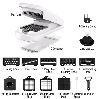 Multi-Functional Kitchen Cutter-(15 IN 1)