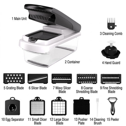 Multi-Functional Kitchen Cutter-(15 IN 1)
