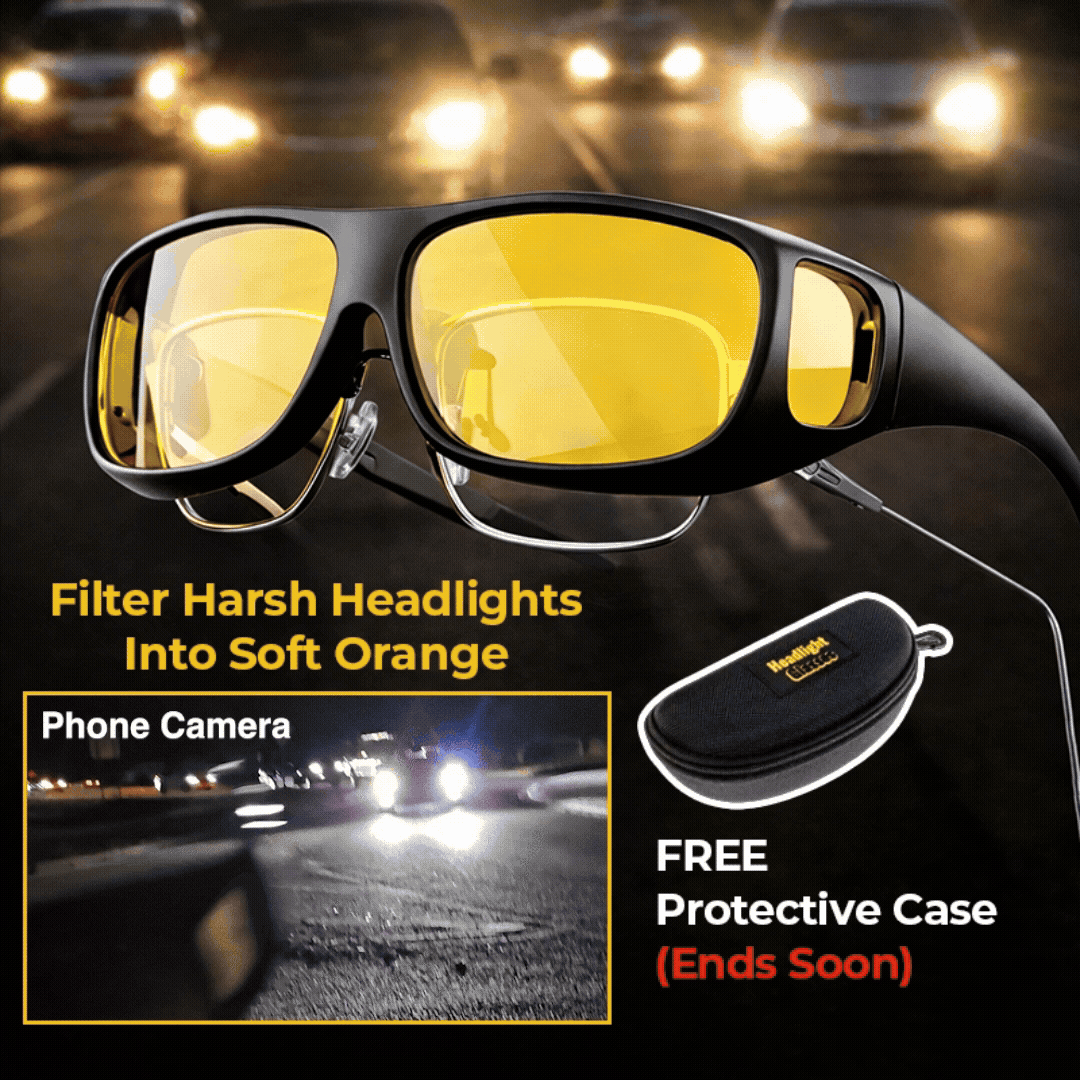Night Glasses with Polarized LED Glare Cut