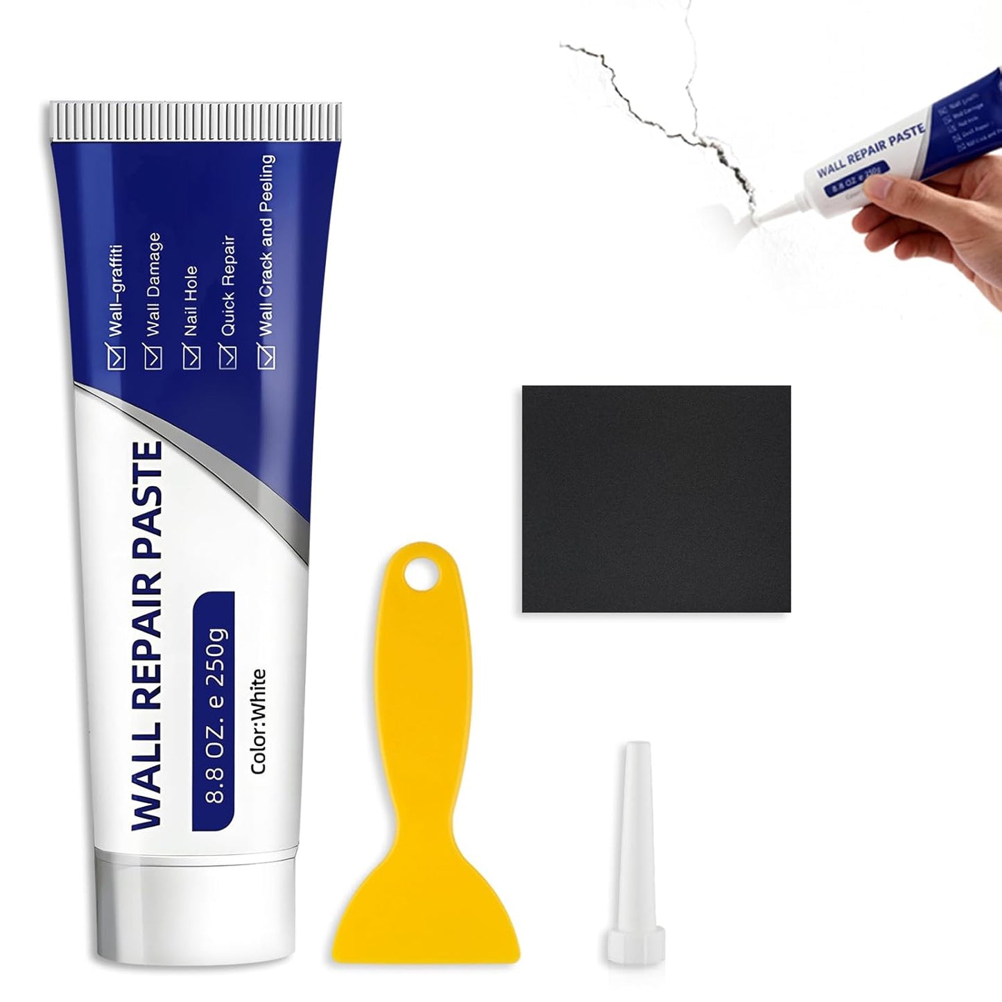 Wall Patch Repair Kit with Scraper