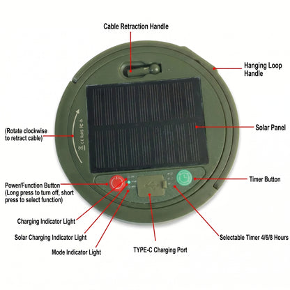 Led Solar Outdoor Camping Light