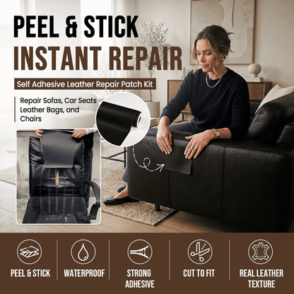 Self Adhesive Leather Repair Patch Kit 3 Meters Per Piece