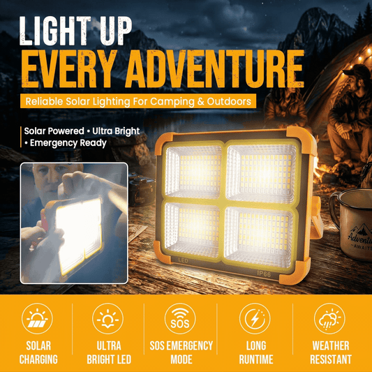 Solar LED Camping Light 100W