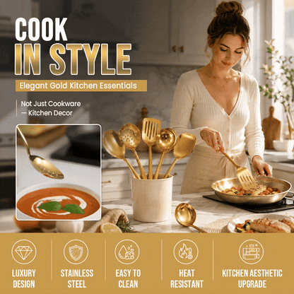 6-Piece Stainless Steel Kitchen Utensil Set