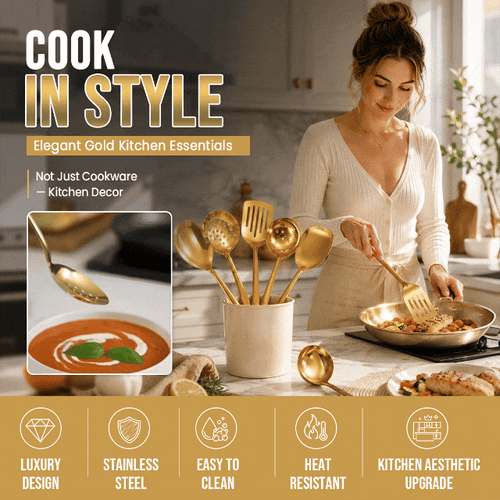 6-Piece Stainless Steel Kitchen Utensil Set