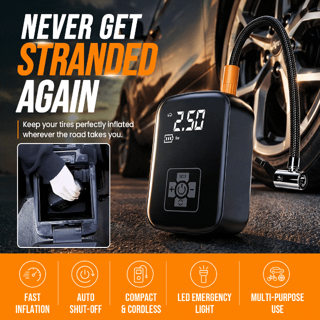 Portable Cordless Car Air Pump