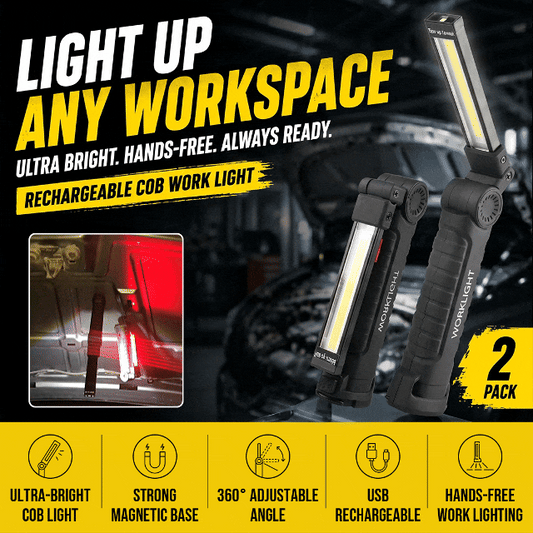 High-Brightness Strong Magnetic Hanging COB Work Light