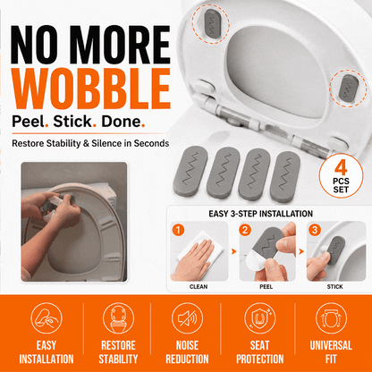 8 Pcs Universal Toilet Seat Bumpers for Bidet