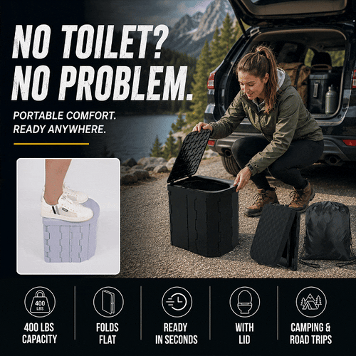 Outdoor & Car Portable Folding Toilet