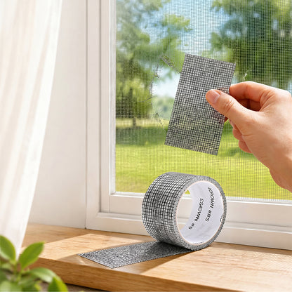 3 Rolls Grey Window Screen Repair Tape(2 W×80 L)