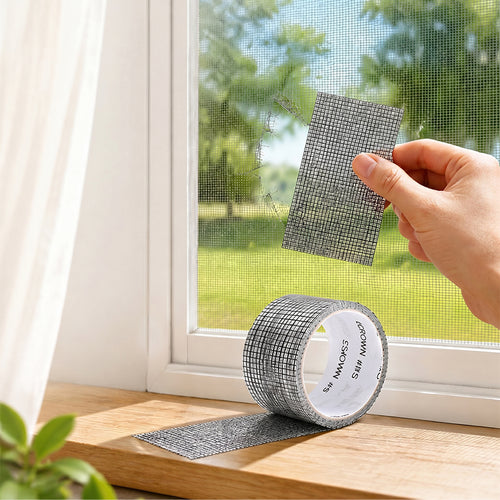 3 Rolls Grey Window Screen Repair Tape(2 W×80 L)