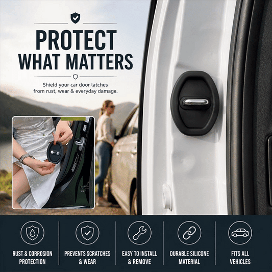 8PCS Upgraded Car Door Latch Guard Cover