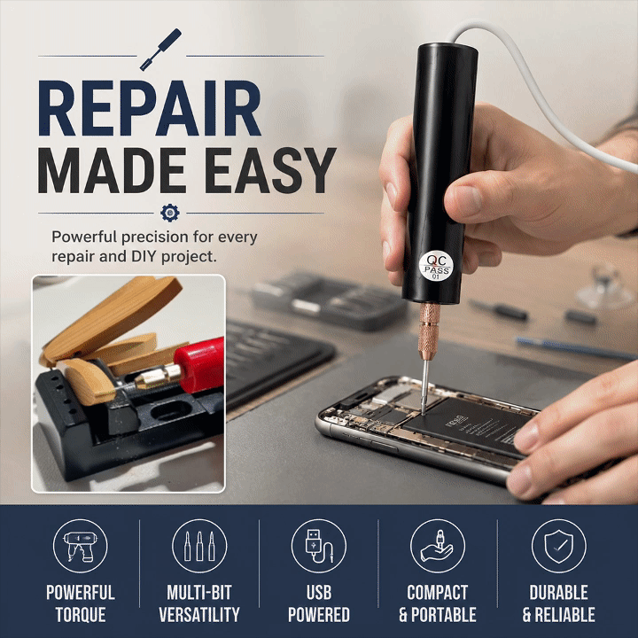 Portable Screw Remover with Sharpening Pen