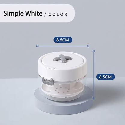 🔥3-in-1 Leak-Proof Retainer Cleaning Case with Mirror, Drain Tray & Travel Storage