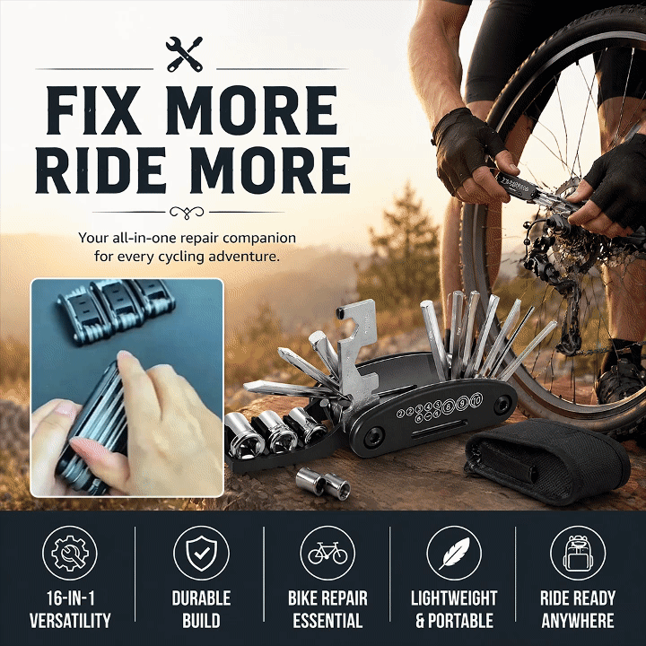 Motorcycle & Bicycle Mechanical Repair Tool Kit 2-Piece Set