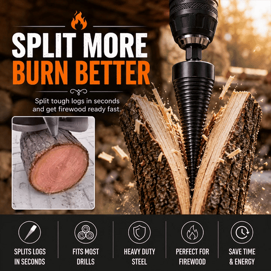 Log Splitting Auger Bit
