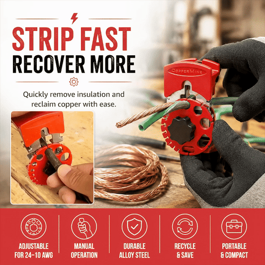 Portable Manual Wire Stripping Tool
