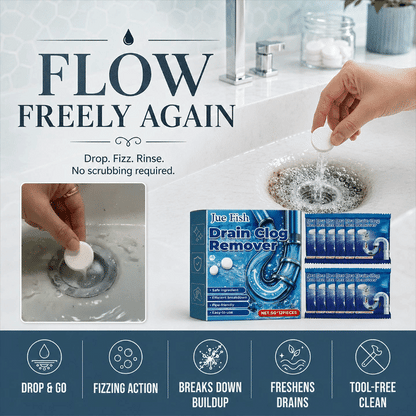 Effervescent Drain Cleaning Tablets – 24 Pack