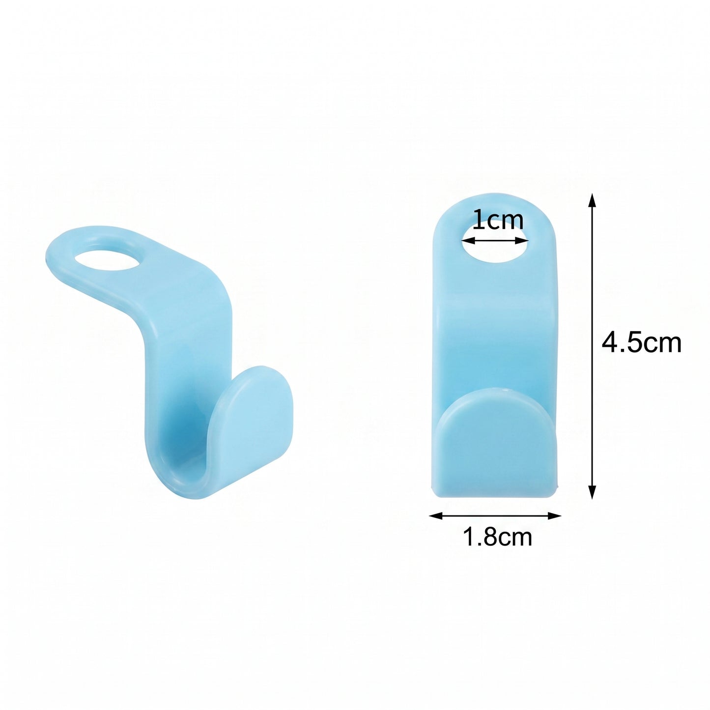 Space-Saving Hanger Connector Hooks – 100 Pack