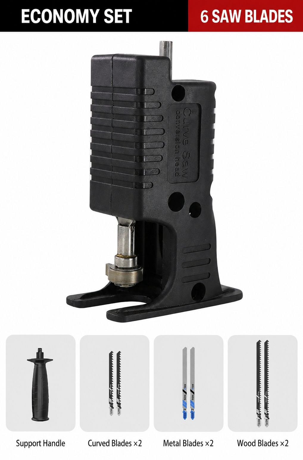 Electric Drill to Reciprocating Saw Adapter Kit