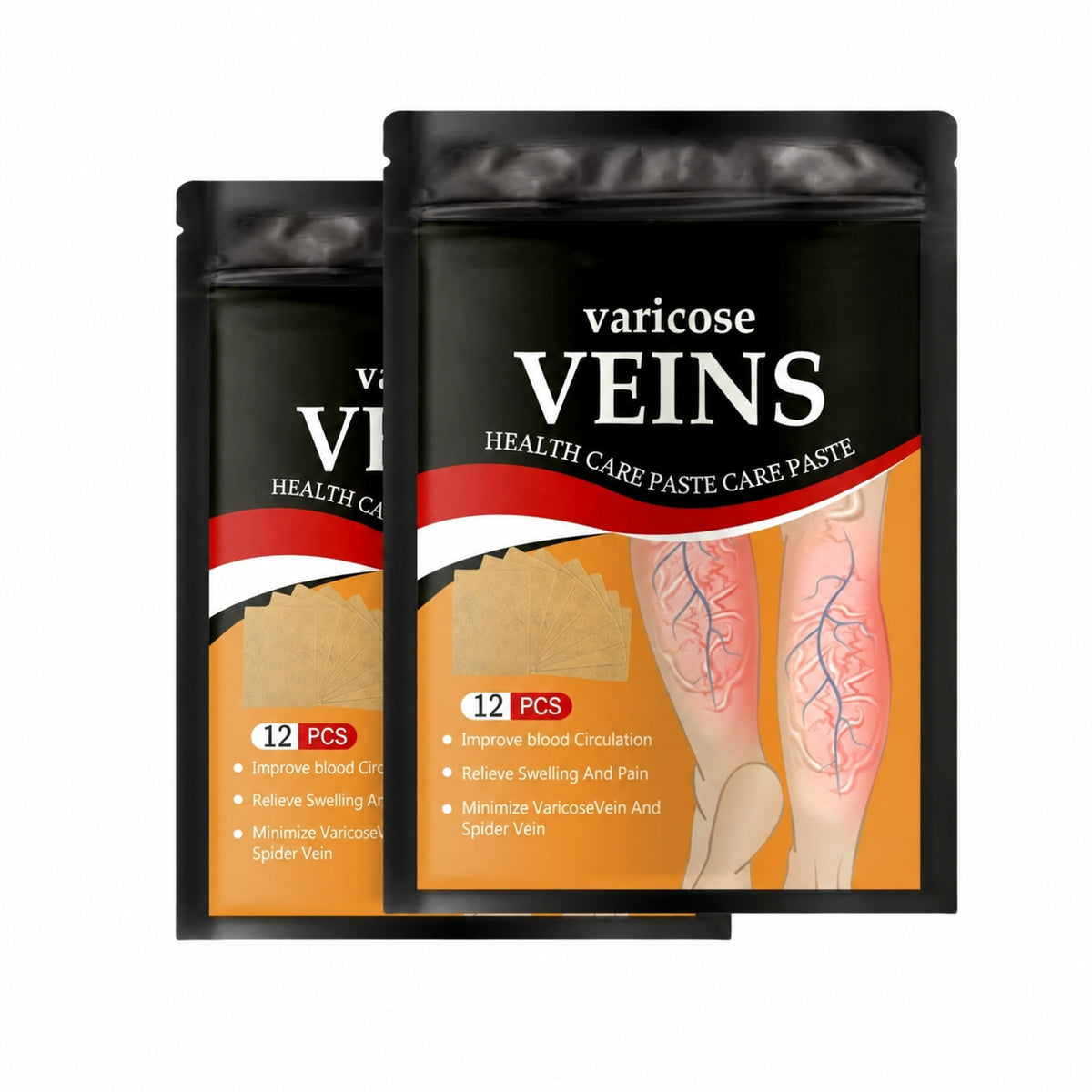 Adhesive Leg Care Patches – 2 Boxes