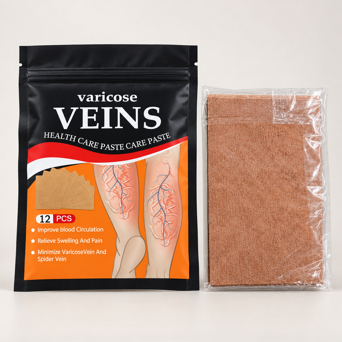 Adhesive Leg Care Patches – 2 Boxes