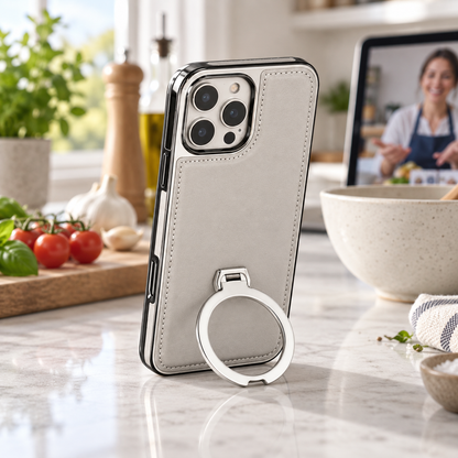 Luxury Magnetic Kickstand Case for iPhone Everyday Protection
