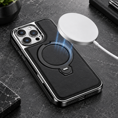 Luxury Magnetic Kickstand Case for iPhone Everyday Protection