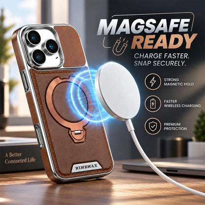 Luxury Magnetic Kickstand Case for iPhone Everyday Protection