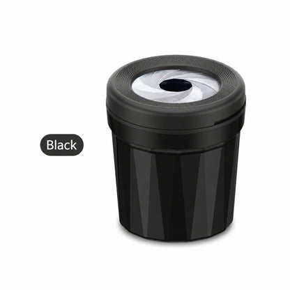 Sealed Mini Car Ashtray with Twist Lid for Cleaner Small-Space Storage