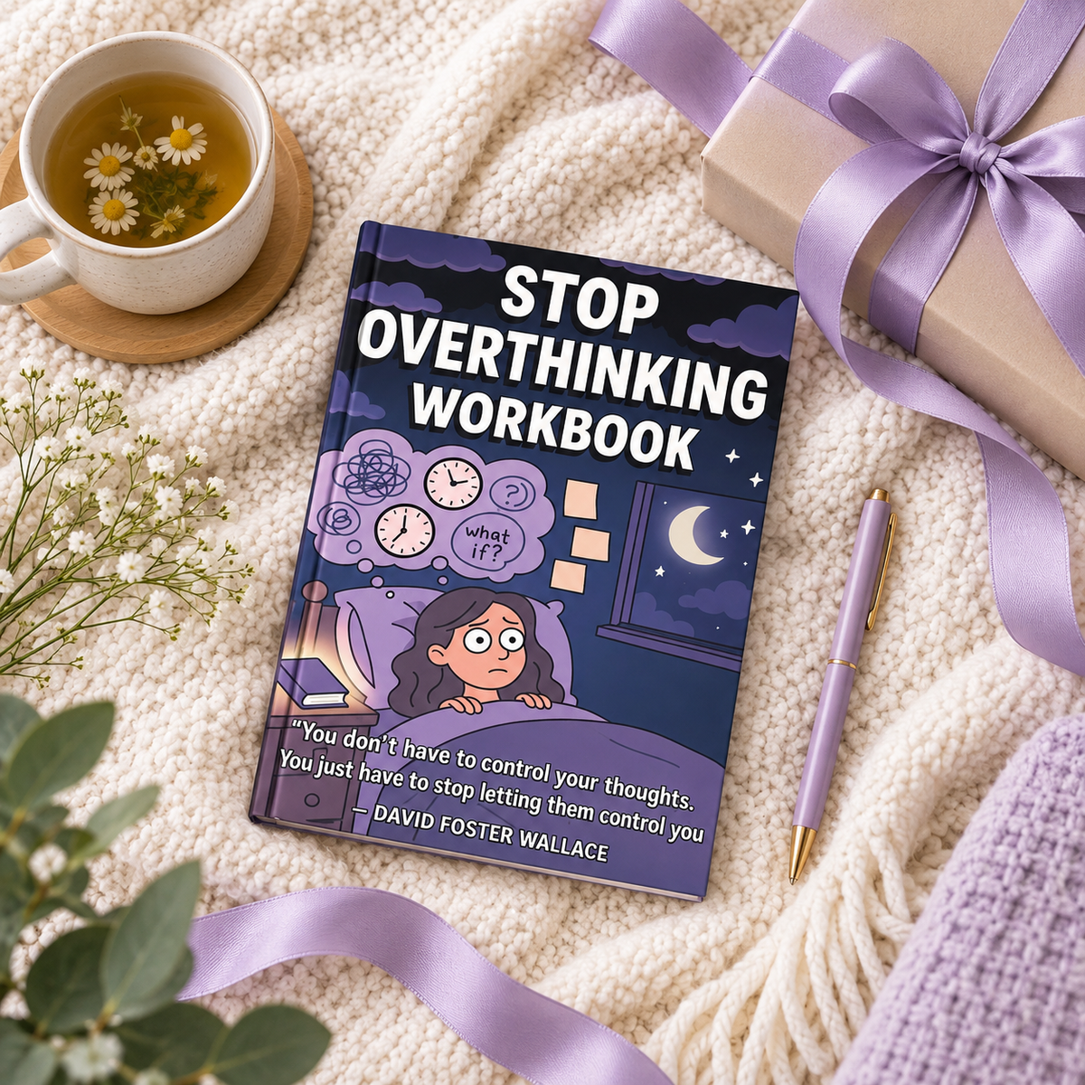 Stop Overthinking Guided Workbook for Calmer Daily Reflection